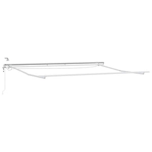 Automatische LED Markise Anthrazit & Weiß 450x300 cm
