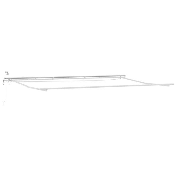 Automatische LED-Markise, 600x300 cm, Anthrazit & Weiß