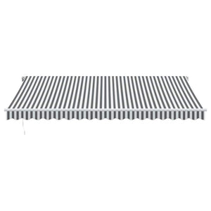Automatische Markise Anthrazit & Weiß 450x350 cm