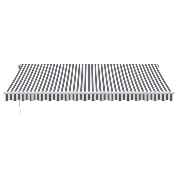 Automatische Markise Anthrazit & Weiß 450x350 cm