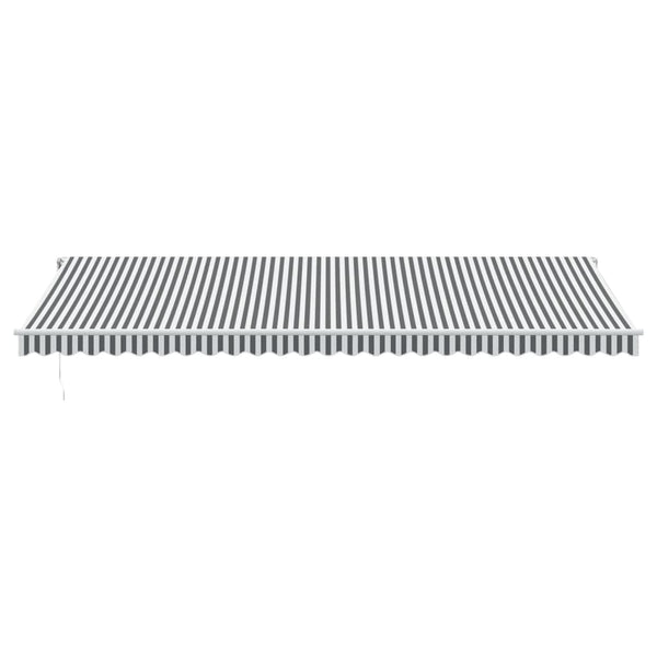 vidaXL Auvent automatique avec LED Anthracite et blanc 600x350 cm