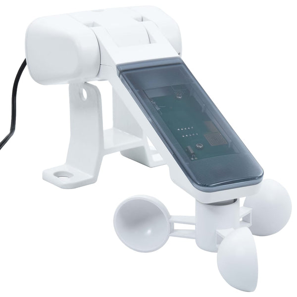 vidaXL Auvent automatique avec LED anthracite et blanc 450x350 cm