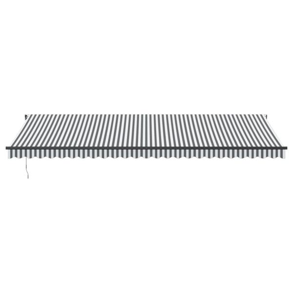 vidaXL Auvent Rétractable Automatique Anthracite et Blanc 600x350 cm