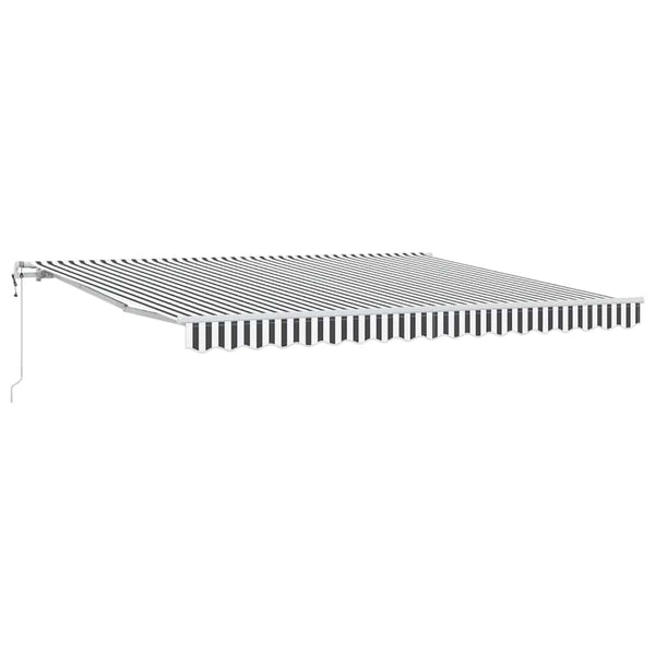 vidaXL Manuel Automatique Anthracite & Blanc 400x300 cm