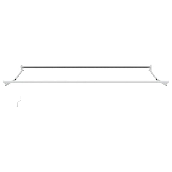 vidaXL Store banne rétractable anthracite et blanc 4x3 m Tissu et aluminium