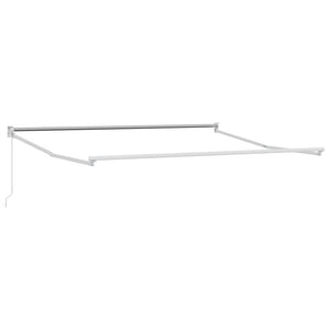 vidaXL Auvent rétractable anthracite et blanc 4,5x3 m Tissu & Aluminium