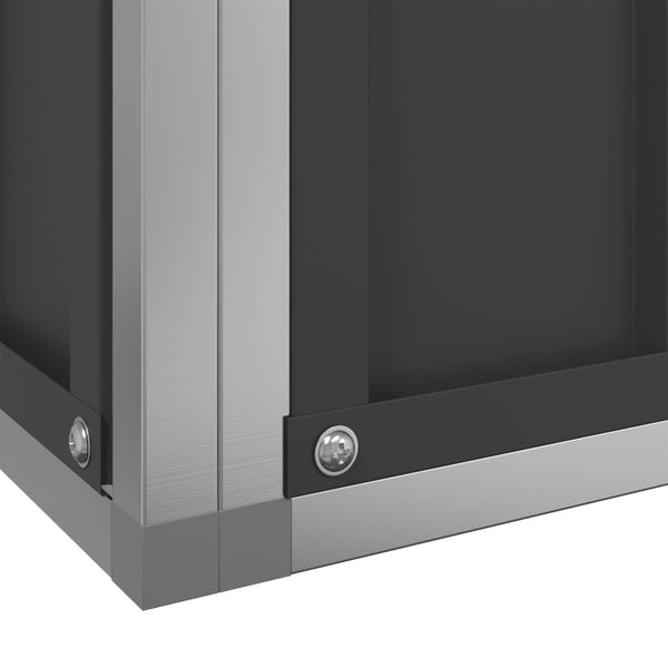 Große Vogelvoliere mit Erweiterung, Silber