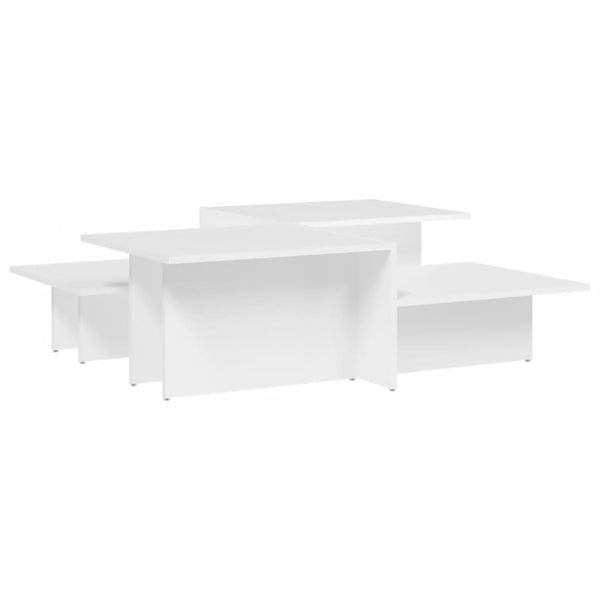 Couchtische 2er Set, Weiß