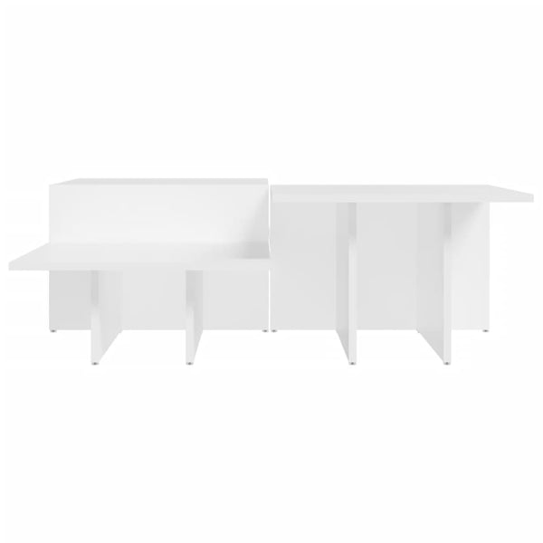 Couchtische 2er Set, Weiß