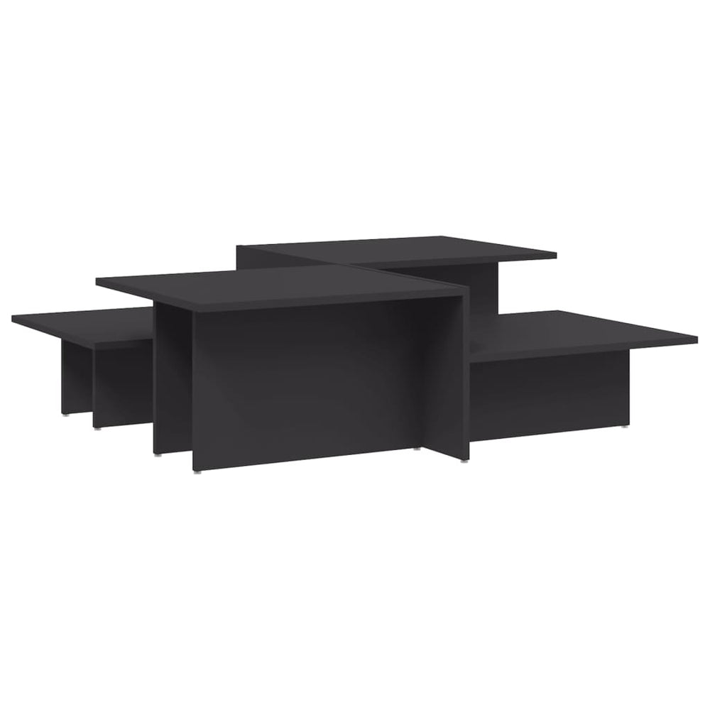 Graue Couchtische, 2er-Set