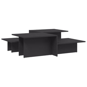 Graue Couchtische, 2er-Set