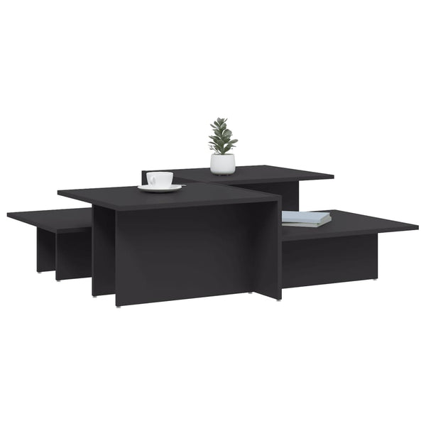 Graue Couchtische, 2er-Set