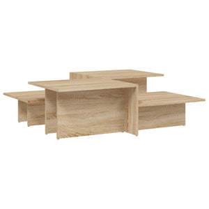 Couchtische 2er Set Sonoma-Eiche
