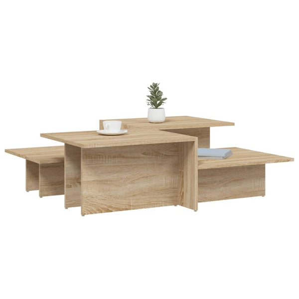 Couchtische 2er Set Sonoma-Eiche