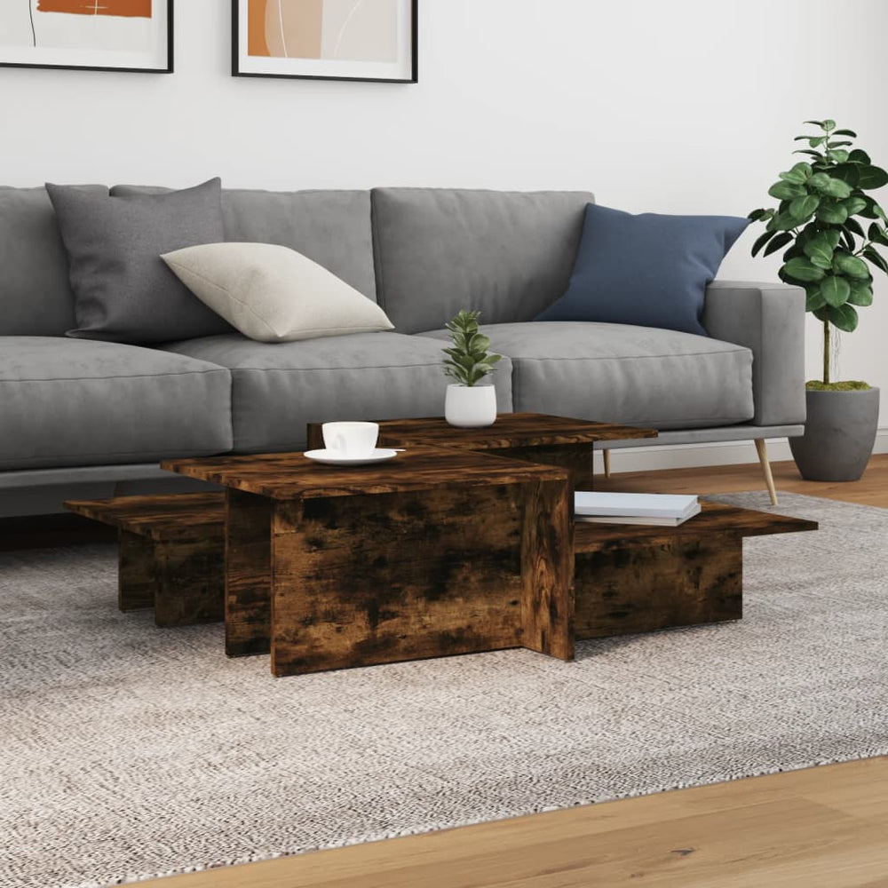 Couchtische 2er Set Räuchereiche