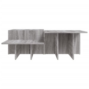 Couchtische 2er Set, Grau Sonoma