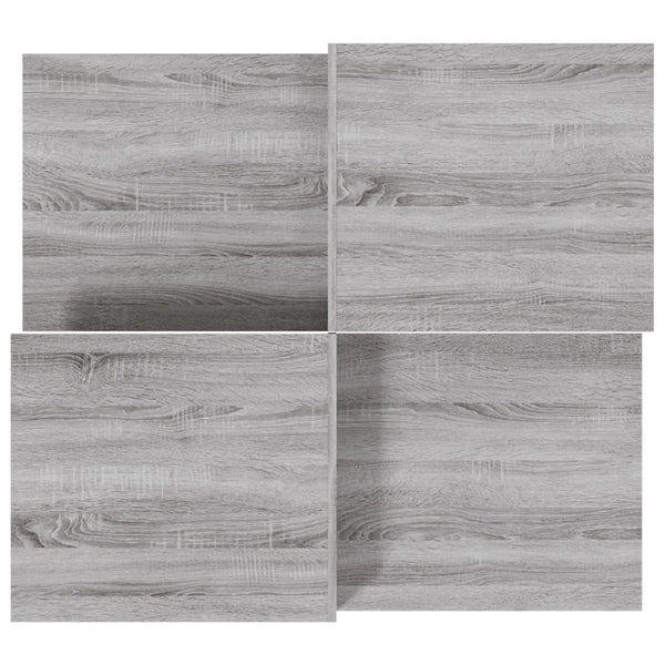 Couchtische 2er Set, Grau Sonoma