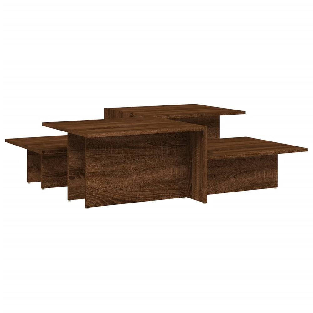 Couchtisch Set, Eichenoptik, 2 Stück