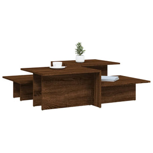 Couchtisch Set, Eichenoptik, 2 Stück
