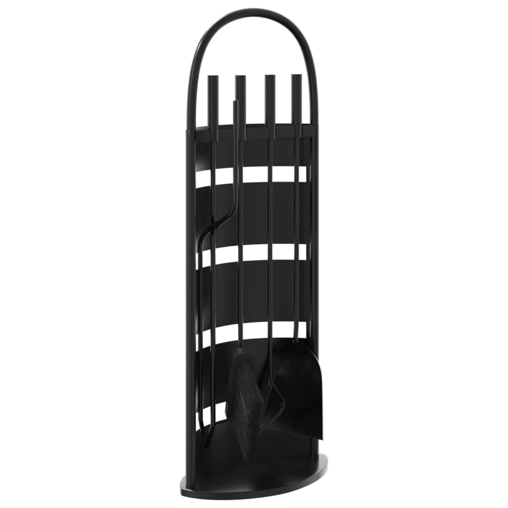 5-teiliges Kaminbesteck-Set 23 x 15 x 66 cm Stahl