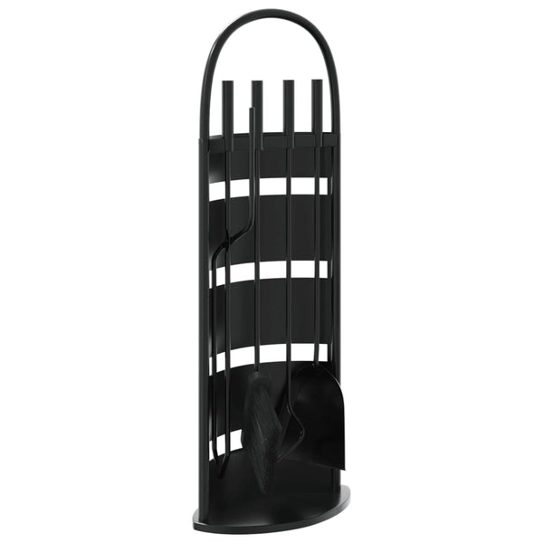 5-teiliges Kaminbesteck-Set 23 x 15 x 66 cm Stahl