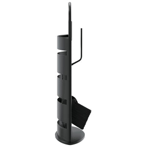 5-teiliges Kaminbesteck-Set 23 x 15 x 66 cm Stahl