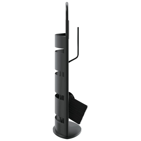 5-teiliges Kaminbesteck-Set 23 x 15 x 66 cm Stahl