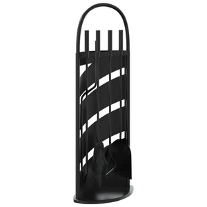 5-teiliges Kaminbesteck-Set 23 x 15 x 66 cm Stahl