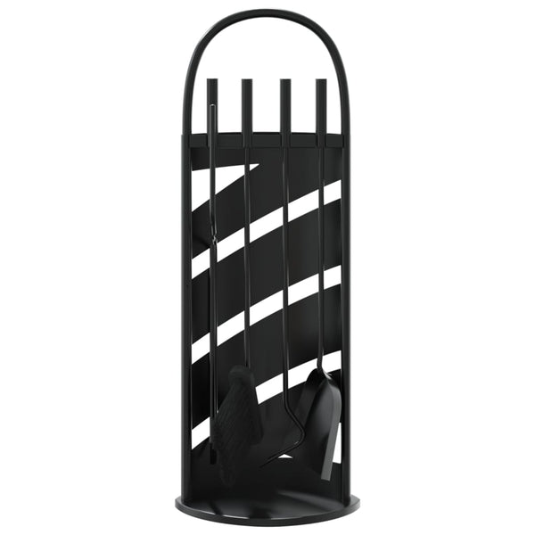 5-teiliges Kaminbesteck-Set 23 x 15 x 66 cm Stahl