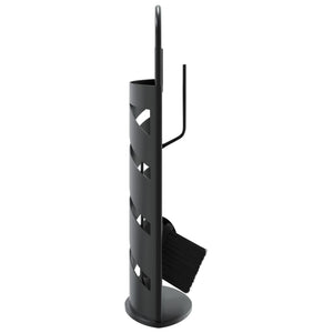 5-teiliges Kaminbesteck-Set 23 x 15 x 66 cm Stahl