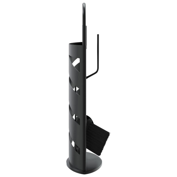 5-teiliges Kaminbesteck-Set 23 x 15 x 66 cm Stahl
