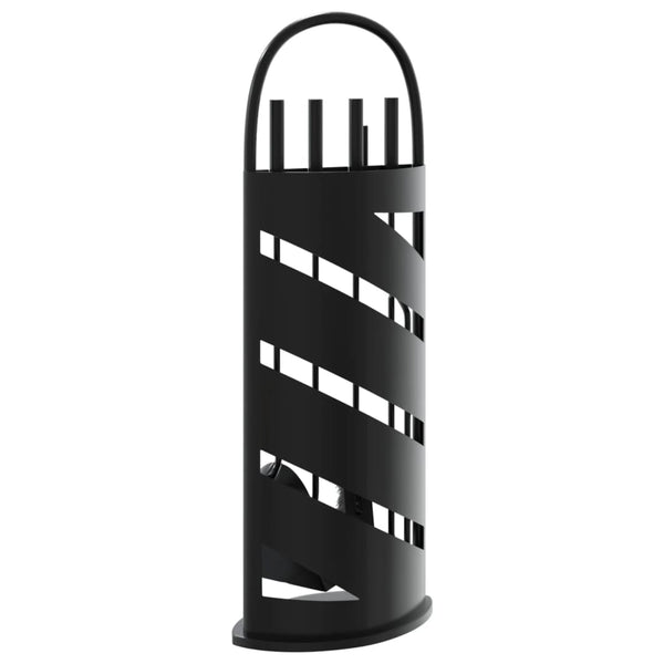 5-teiliges Kaminbesteck-Set 23 x 15 x 66 cm Stahl