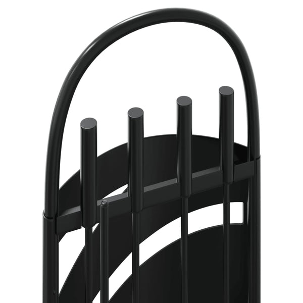 5-teiliges Kaminbesteck-Set 23 x 15 x 66 cm Stahl