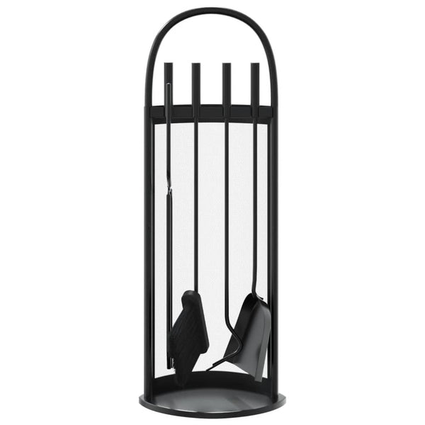 5-teiliges Kaminbesteck-Set 23 x 15 x 66 cm Stahl