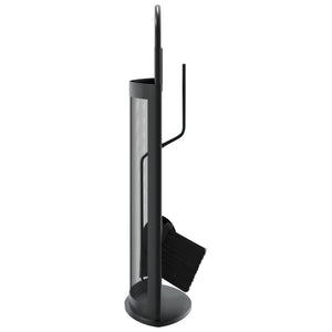 5-teiliges Kaminbesteck-Set 23 x 15 x 66 cm Stahl