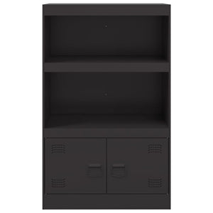 Schwarzes Stahl Sideboard, 67x39x107 cm
