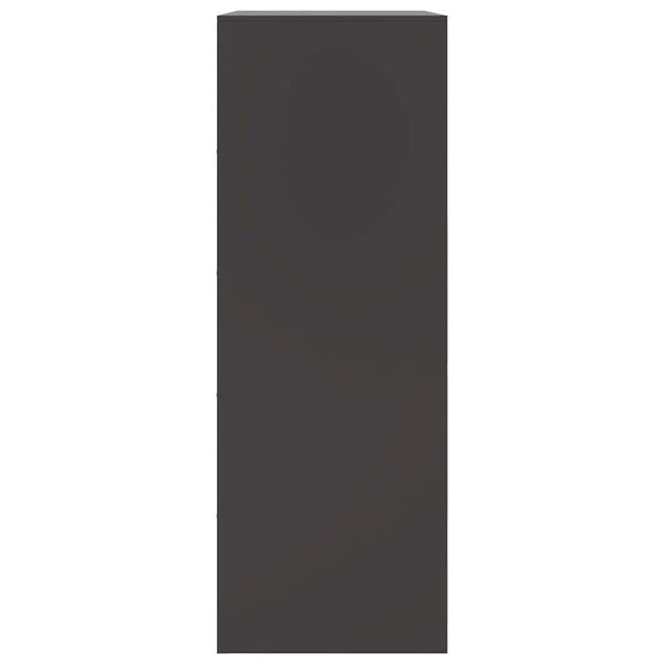 Schwarzes Stahl Sideboard, 67x39x107 cm