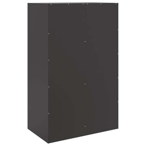 Schwarzes Stahl Sideboard, 67x39x107 cm