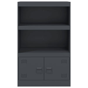 Sideboard Anthrazit 67x39x107 cm Stahl