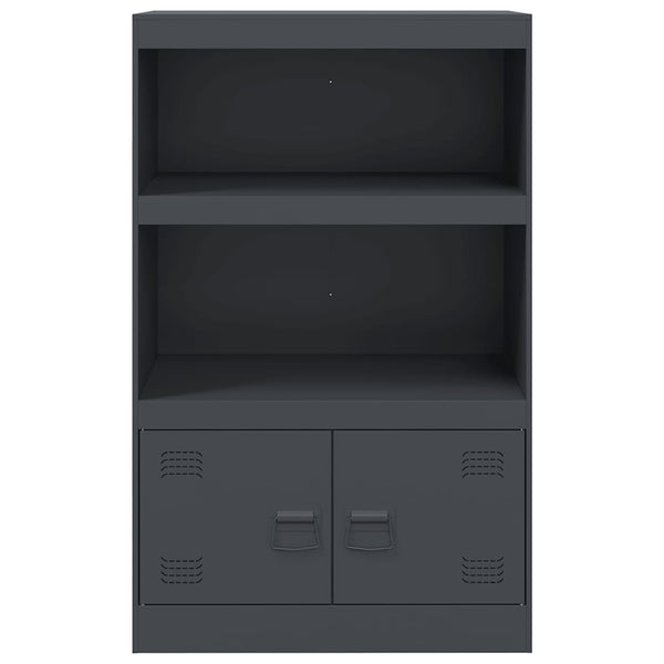 Sideboard Anthrazit 67x39x107 cm Stahl