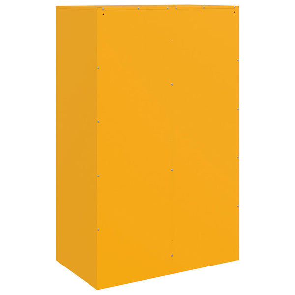 Sideboard Senfgelb 67x39x107 cm Stahl