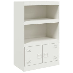 Weißes Stahl Sideboard 67x39x107 cm