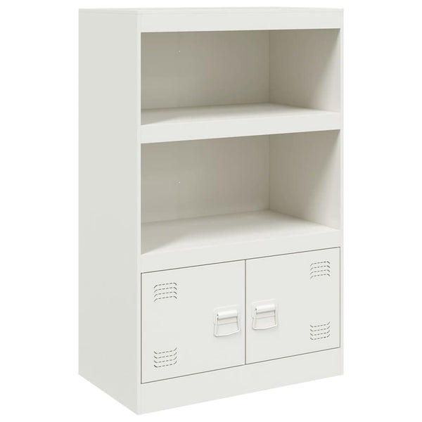 Weißes Stahl Sideboard 67x39x107 cm