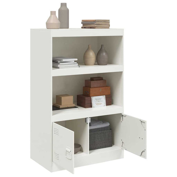Weißes Stahl Sideboard 67x39x107 cm