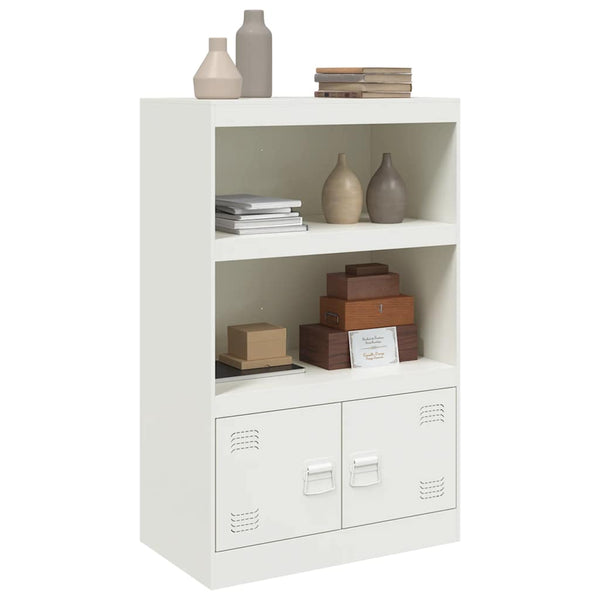 Weißes Stahl Sideboard 67x39x107 cm