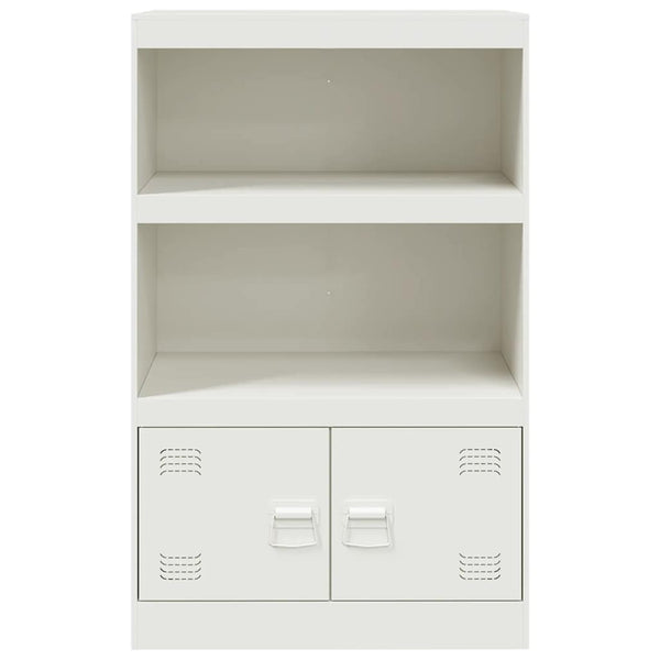 Weißes Stahl Sideboard 67x39x107 cm