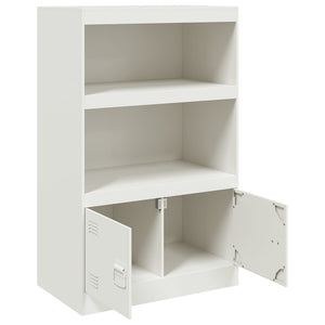 Weißes Stahl Sideboard 67x39x107 cm
