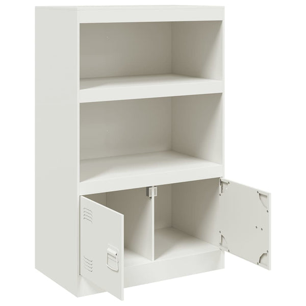 Weißes Stahl Sideboard 67x39x107 cm