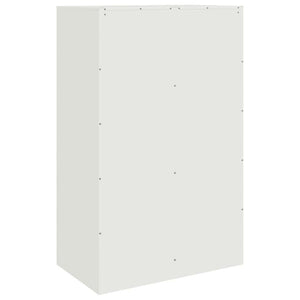 Weißes Stahl Sideboard 67x39x107 cm