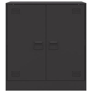 Schwarzes Stahl Sideboard 67 cm
